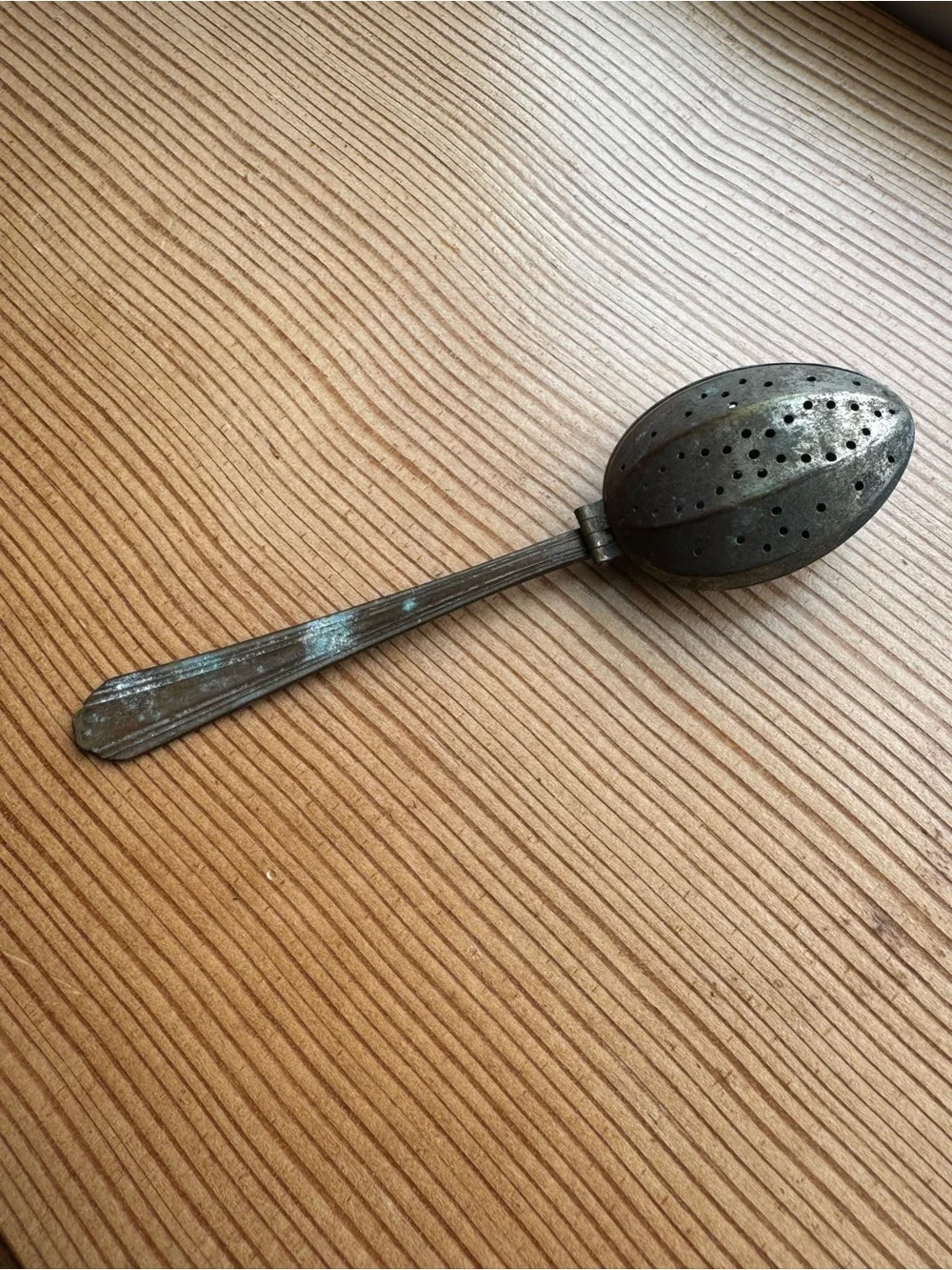 Vintage Antique Nasco Silver Plate Tea Infuser Spoon